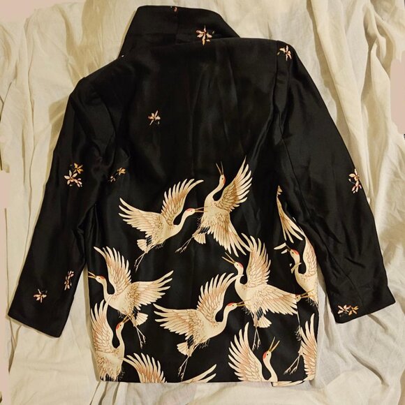 Zara Woman Crane Kimono Blazer - Picture 5 of 10